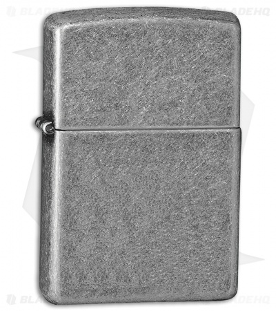 Zippo Lighter Antique Silver Armor 28973