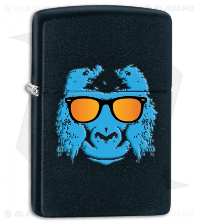 Zippo Lighter Ape with Shades Black 28861