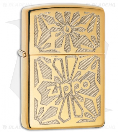 Zippo Lighter Polished Brass Ornament 28450