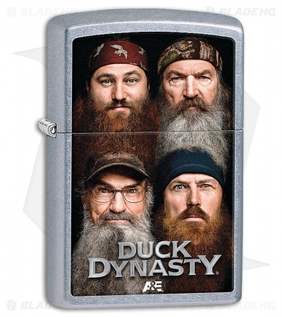 Zippo Lighter Street Chrome Duck Dynasty 28881