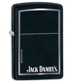 Zippo Lighter Black Matte Jack Daniels 28820 - Blade HQ