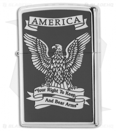 Zippo Lighter Eagle Chrome 28290