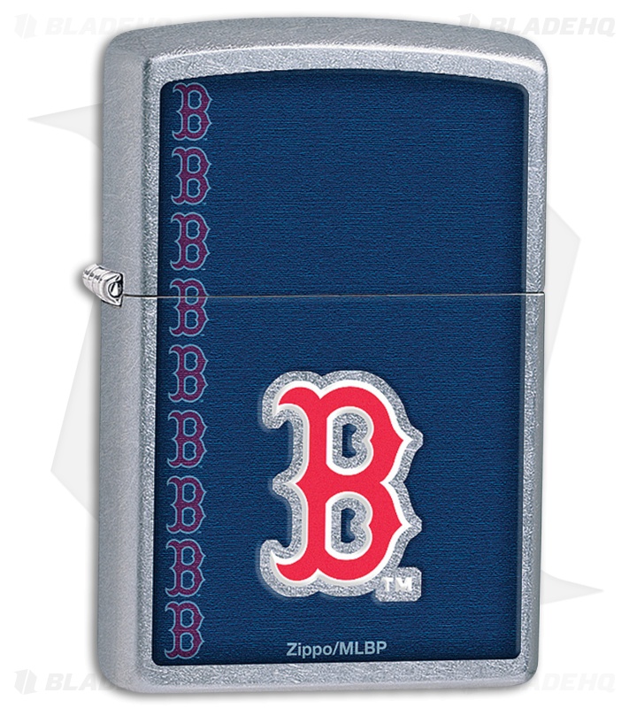 Zippo Lighter Street Chrome MLB Boston Red Sox 11492