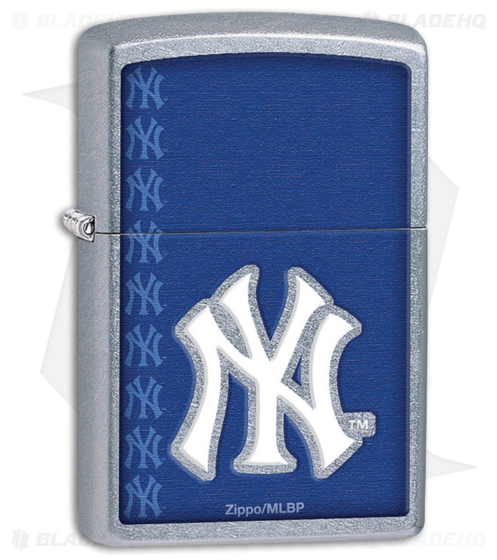 Zippo Lighter Street Chrome MLB New York Yankees 11490 Blade HQ