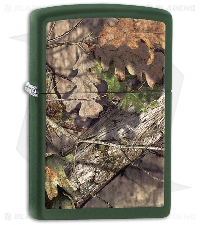 Zippo Lighter Matte Green Mossy Oak Break-Up Camo 11602