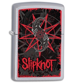 Zippo Lighter Satin Chrome Slipknot 28993 - Blade HQ