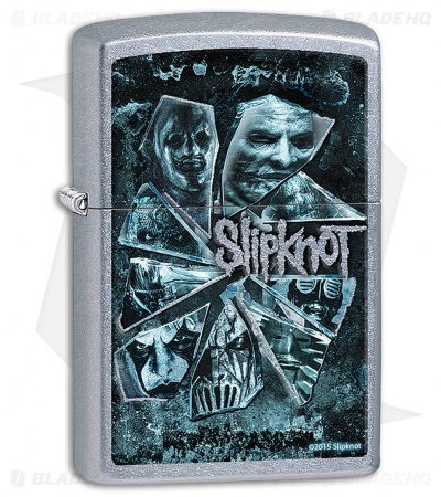 Zippo Lighter Street Chrome Slipknot Shattered Glass 28992