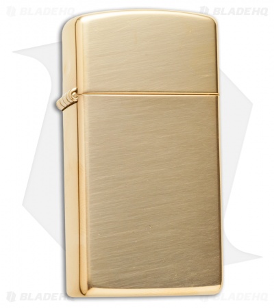 Zippo Classic Lighter Slim (High Polish Brass) 1654B