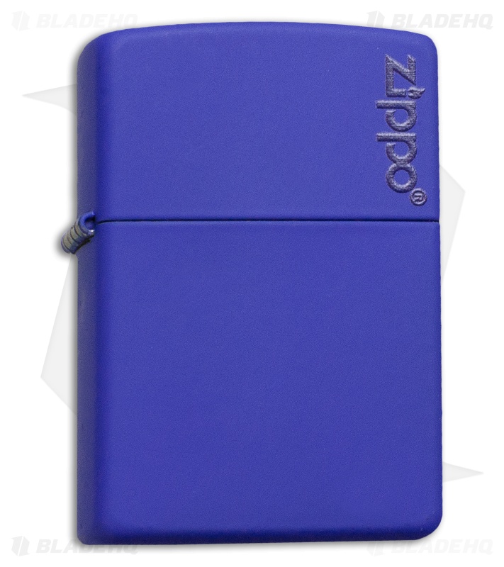 Zippo Classic Lighter Zippo Logo (Royal Blue Matte) 229ZL
