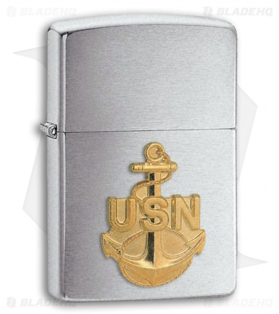 Zippo Lighter - USN Navy Anchor Emblem 280ANC