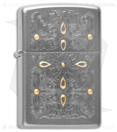Zippo Classic Lighter Classical Curve (Satin Chrome) 28457