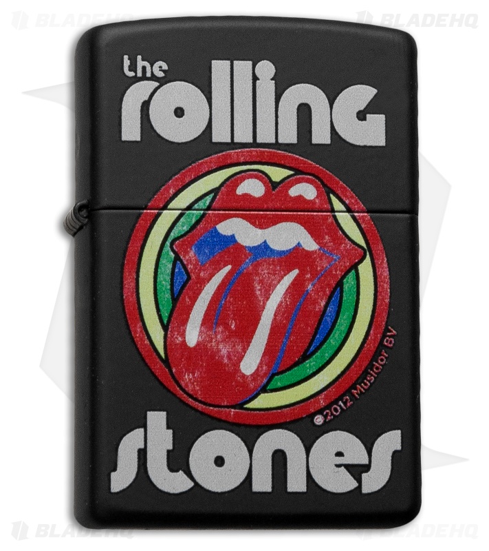 Zippo Classic Lighter Rolling Stones (Black Matte) 28630