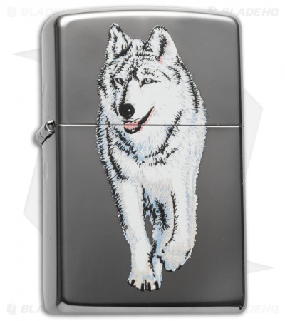 Zippo Classic Lighter Wolf (Black Ice) 769