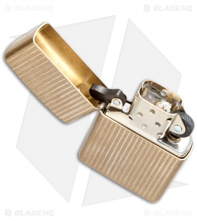 Zippo Lighter 350 Reg Engine Turned (Brass)
