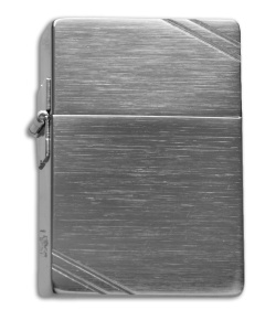 Zippo Classic Lighter 1935 Replica + Slashes (Brushed Chrome) 1935-3