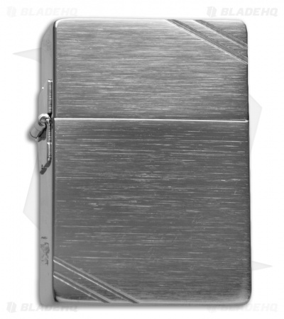 Zippo Classic Lighter 1935 Replica + Slashes (Brushed Chrome) 1935-3 -  Blade HQ