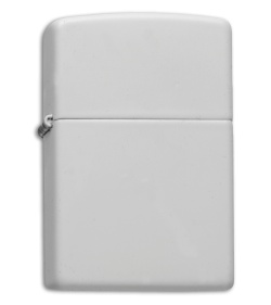 Zippo Classic Lighter Regular White Matte 214