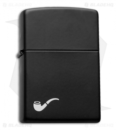 Zippo Classic Lighter Pipe Lighter (Black Matte) 218PL