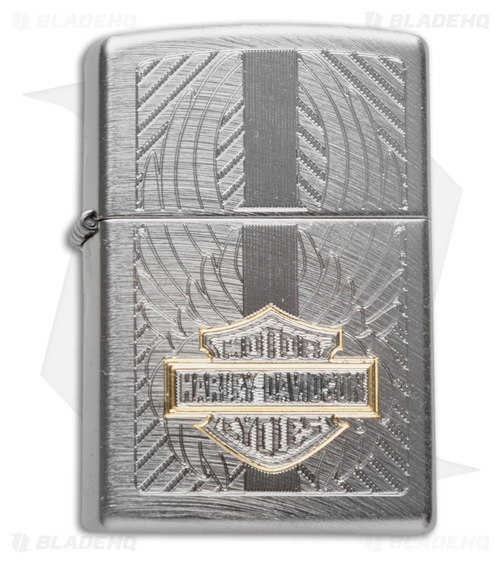 Zippo Classic Lighter Harley Davidson (Chrome Arch) 28486