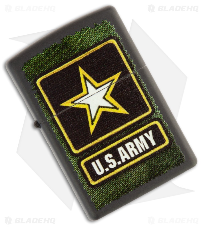 Zippo Matte Black US Army - Star Logo Lighter 28631