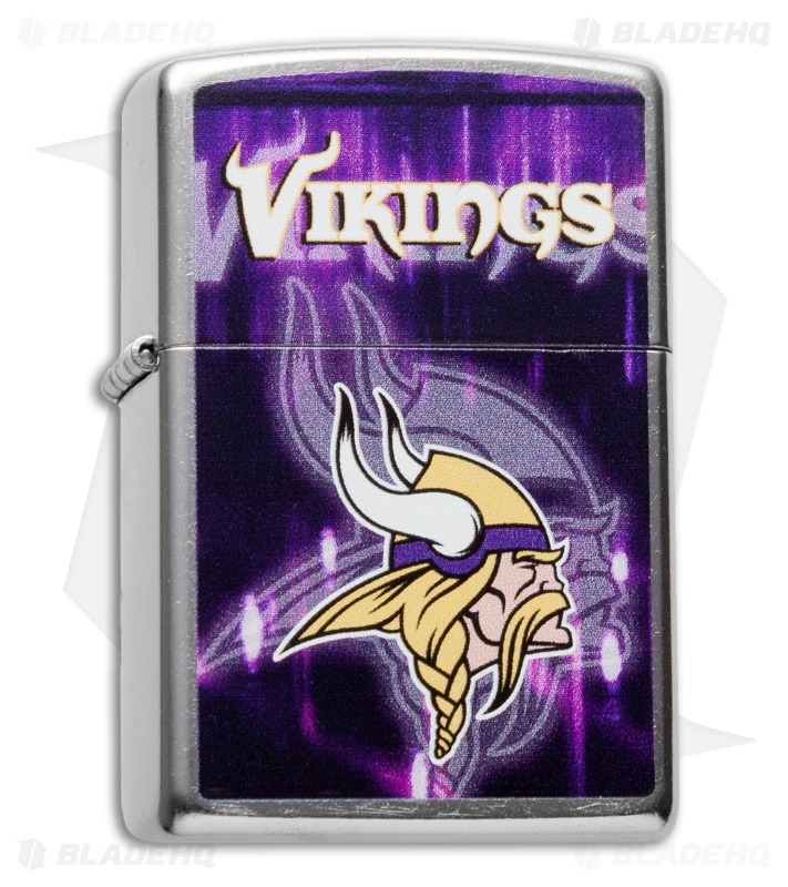 Zippo Classic Lighter NFL Vikings (Street Chrome) 28615