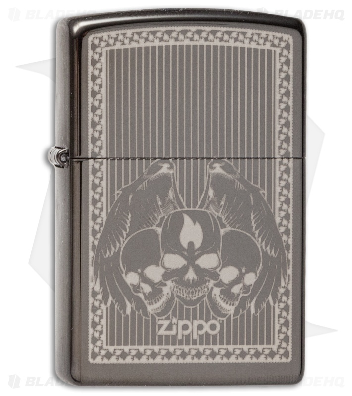 Zippo Classic Lighter Zippo Skulls (Ebony) 28678