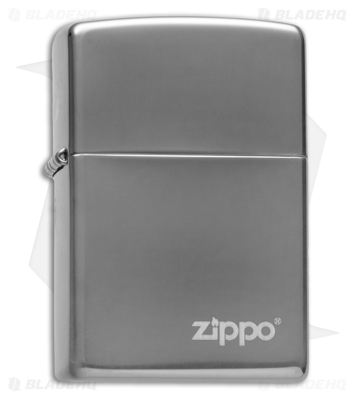 Zippo Classic Lighter Black Ice + Zippo Logo 150ZL - Blade HQ