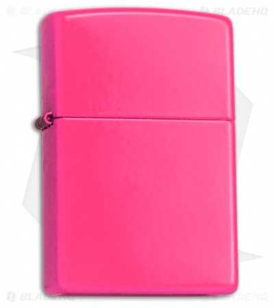 Zippo Classic Lighter Neon Pink (Matte) 28886 - Blade HQ