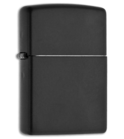 Zippo Lighter Regular Black Matte 218