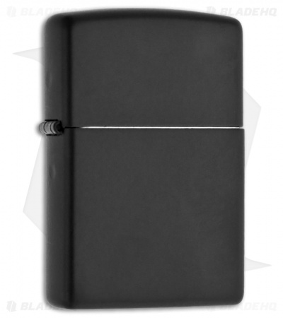 Zippo Lighter Regular Black Matte 218