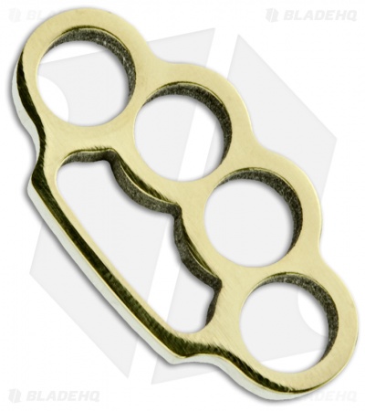 American Made Knuckles Polished 4-Finger Mini Brass Knuckle Weight