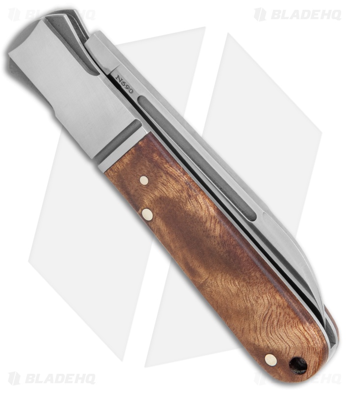Andre de Villiers Barlow Classic Folding Knife Wood (3" Satin) AdV