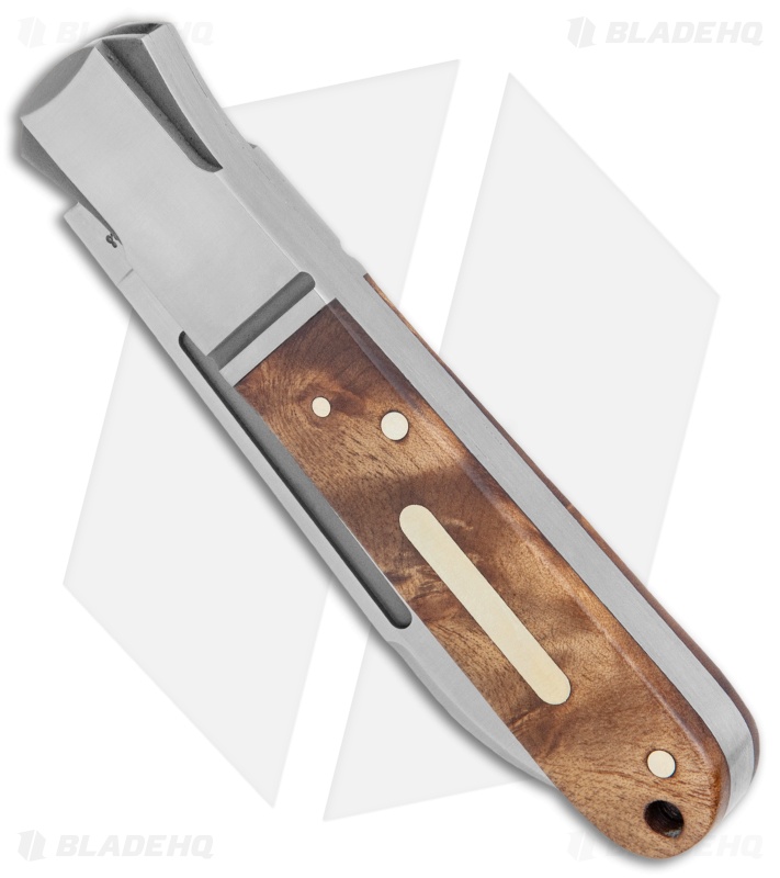 Andre de Villiers Barlow Classic Folding Knife Wood (3" Satin) AdV