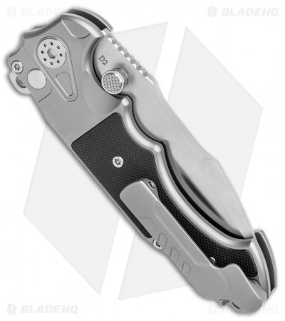 Andre de Villiers (AdV) Javelin Button Lock Knife G-10 Black (3.75" Satin)