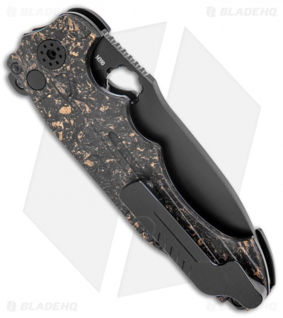 Andre de Villiers Mini Pitboss 1 Marble Carbon Fiber (3.75" Coppershred Black) 