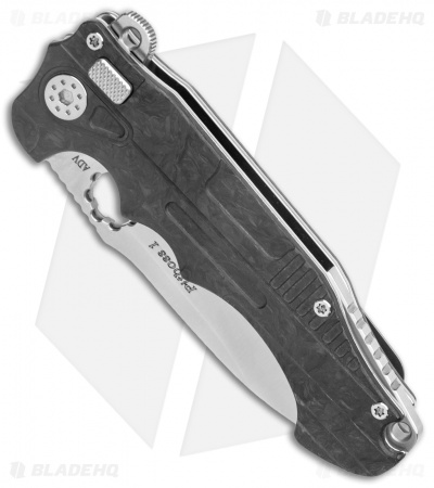 Andre de Villiers Mini Pitboss Marble Carbon Fiber (3.75" Satin) AdV