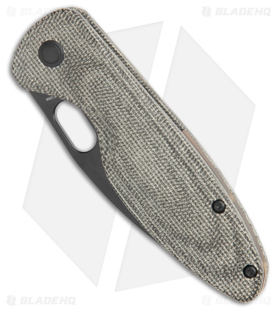 Arcform Sabre Liner Lock Knife Black Micarta w/ Ultem Backspacer (3.25" Black)