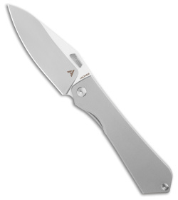 Arcform Theory Frame Lock Knife Gray Ti w/ Satin Accents (3.5" Bead Blast)