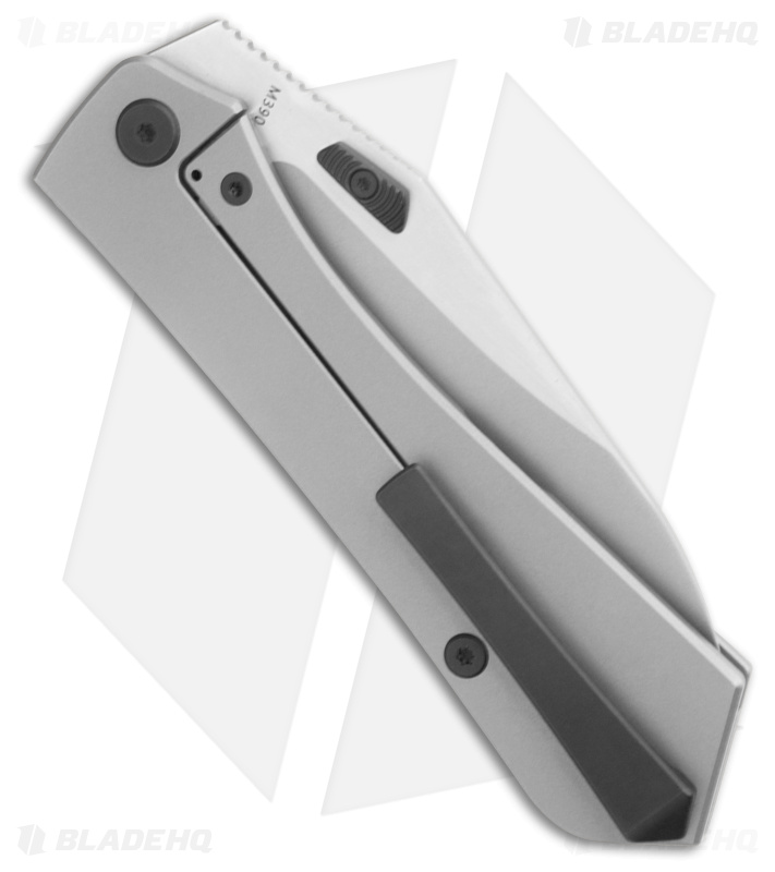 Arcform Theory Frame Lock Knife Gray Ti w/ Black Accents (3.5" Bead Blast)