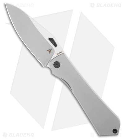 Arcform Theory Frame Lock Knife Gray Ti w/ Black Accents (3.5" Bead Blast)
