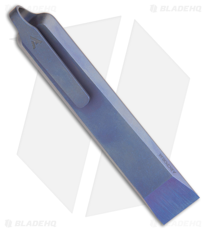 Blade HQ Exclusive Arcform Alt:Pry - Titanium Pocket Pry Bar (Blue Anodized)