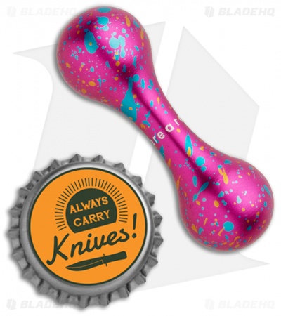 Aroundsquare Knucklebone - Aluminum Pink Splash