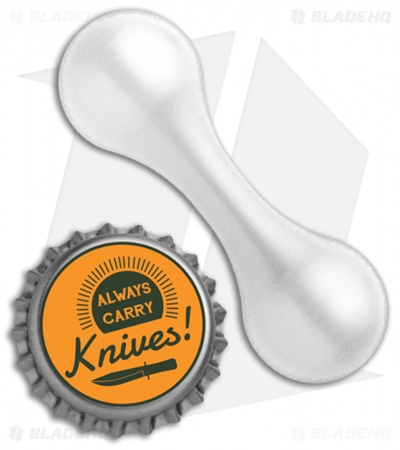 Aroundsquare Large Knucklebone - White Delrin
