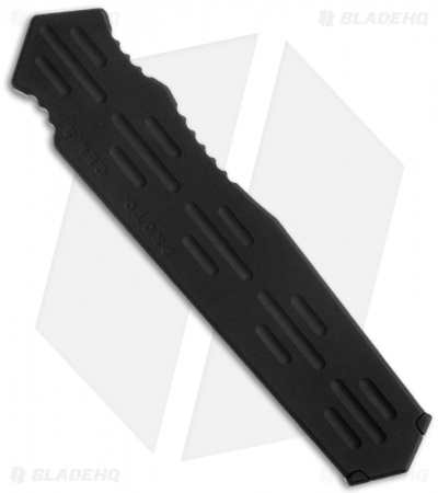 A.R.S. Gen III OTF Black Automatic Tanto Knife (3.5" Plain)
