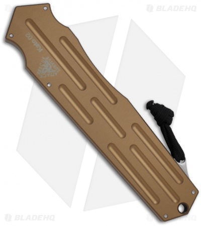 A.R.S. Kato OTF Knife Bronze Single Action Automatic Tanto (3.5" Satin Plain)