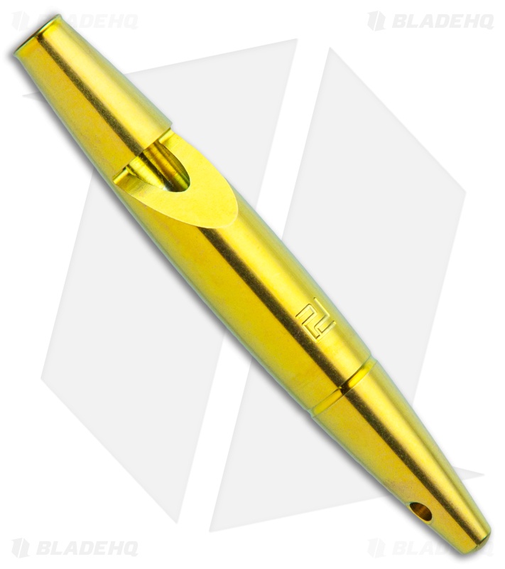 Artisan Cutlery Hummingbird Whistle Golden Titanium