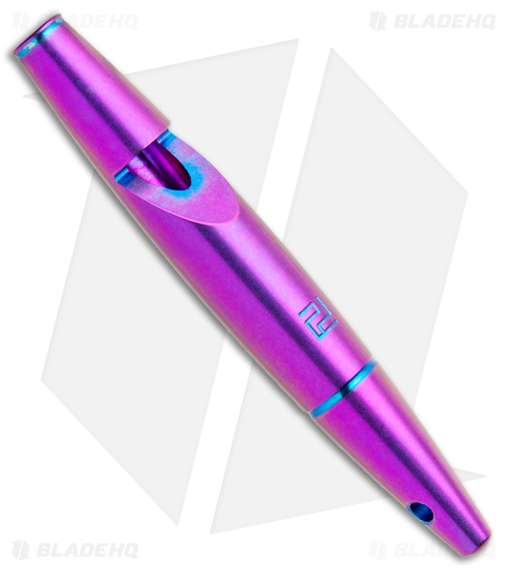 Artisan Cutlery Hummingbird Whistle Purple Titanium
