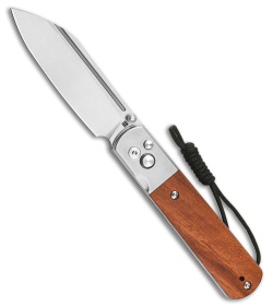 Artisan Cutlery Holm Button Lock Knife Rose Wood (3.1" Stonewash)