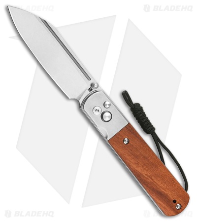 Artisan Cutlery Holm Button Lock Knife Rose Wood (3.1" Stonewash)