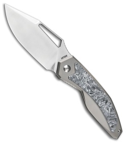 Artisan Fragarach Frame Lock Knife Ti/FatCarbon Dark Matter (3.7" Sand Polish)